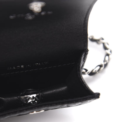 Chanel Caviar Camellia Embossed Airpods Pro Case Black 5 of 9