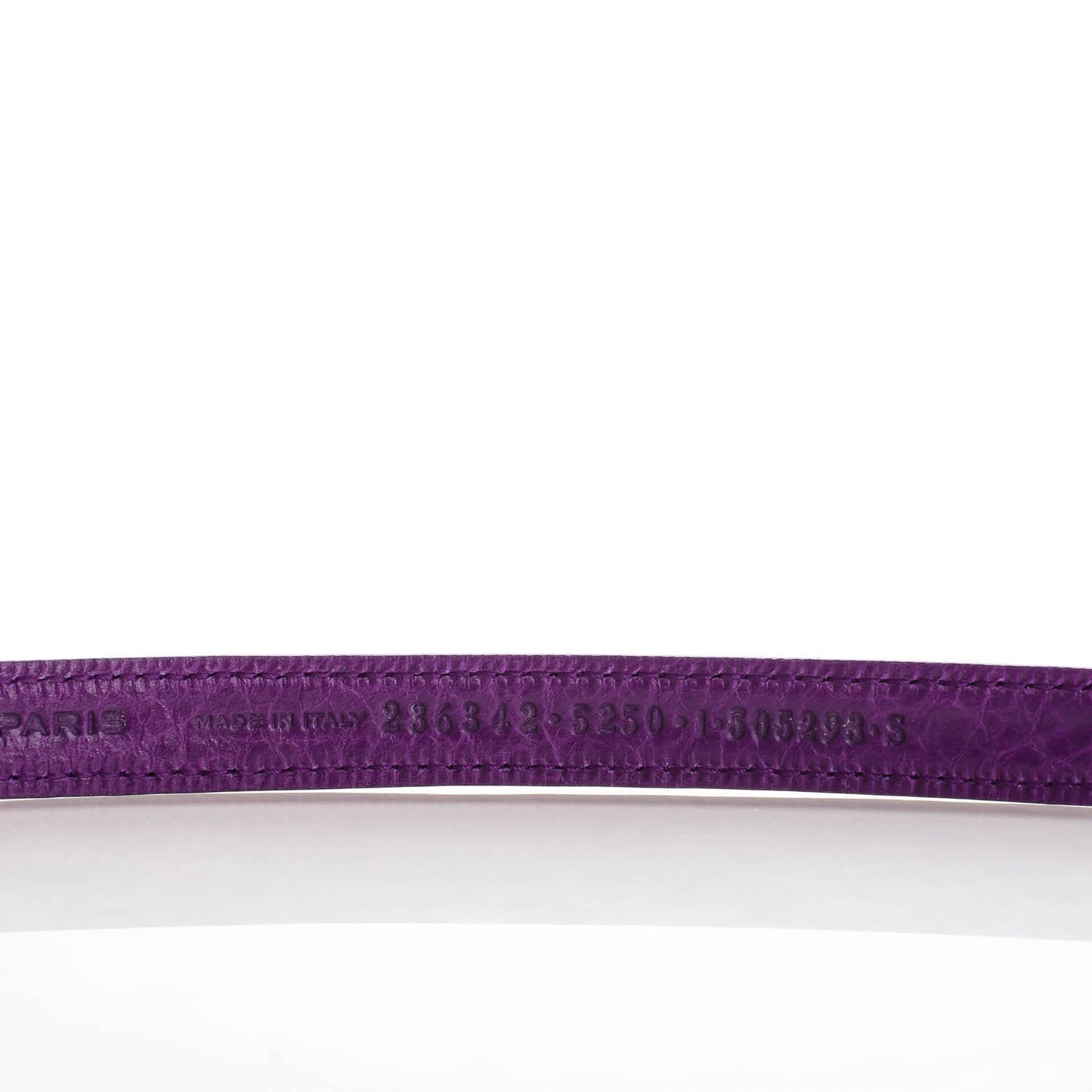 Agneau Arena Classic Hardware Double Tour Bracelet S Ultraviolet