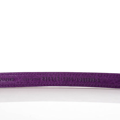 Balenciaga Agneau Arena Classic Hardware Double Tour Bracelet S Ultraviolet 6 of 6