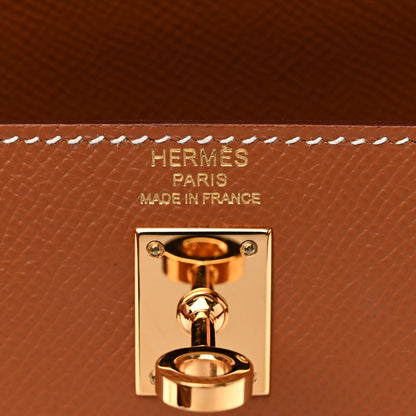 Hermes Epsom Kelly Sellier 25 Gold 6 of 11