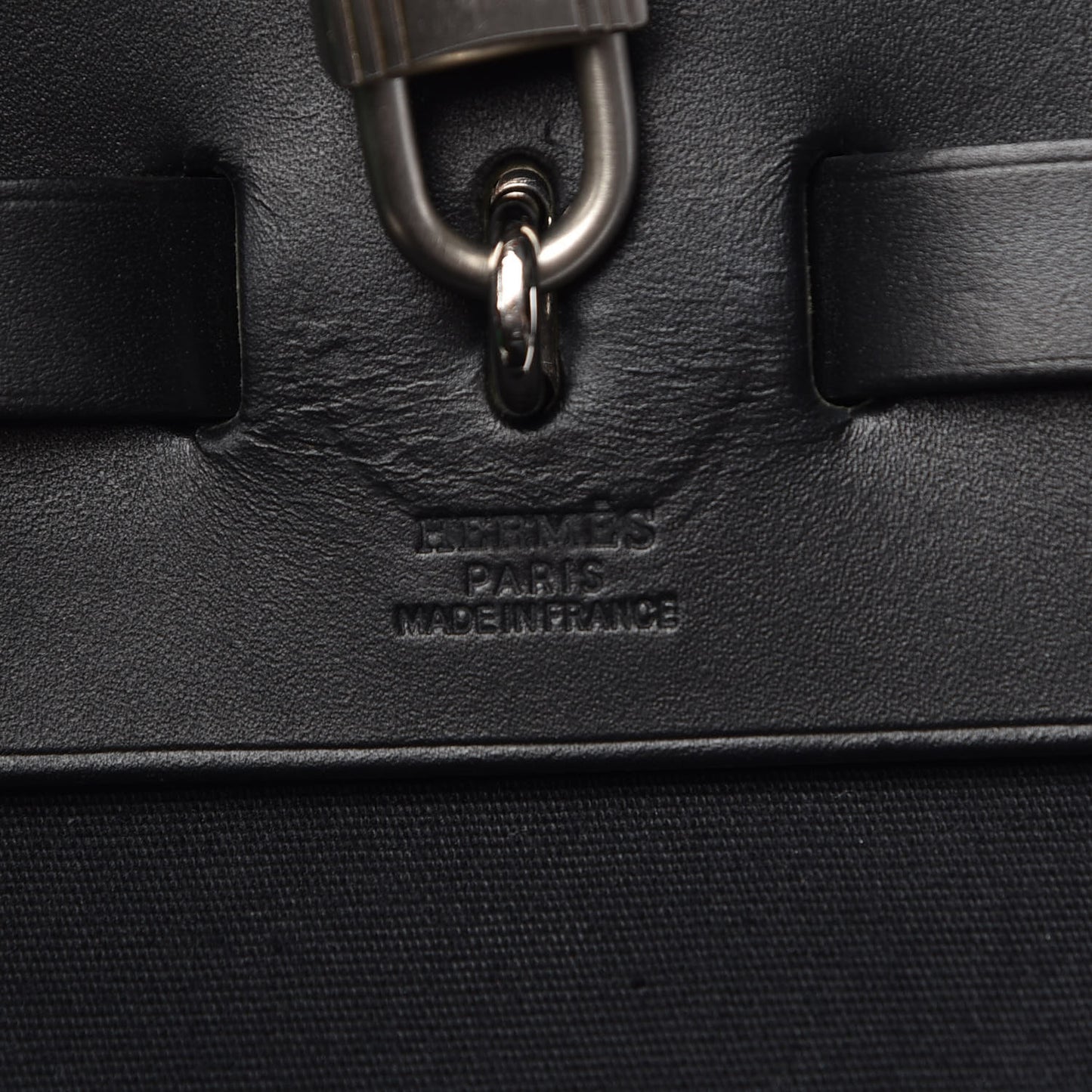 Toile Vache Calfskin Herbag 39 MM Black