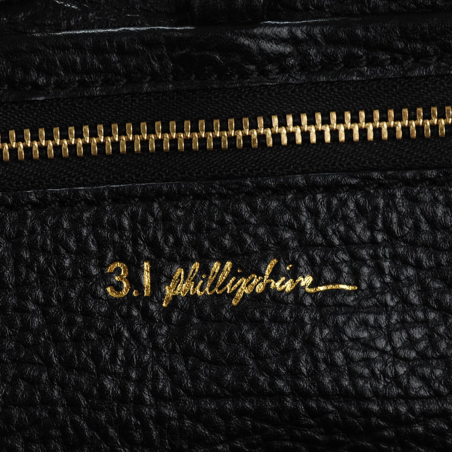 3.1 Textured Calfskin Medium Pashli Satchel Black