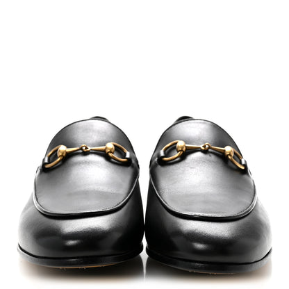 Gucci Calfskin Womens Jordaan Loafers 37 Black 3 of 10