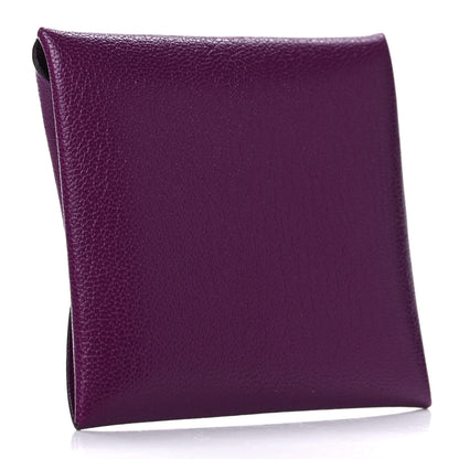 Hermes Chevre Chamkila Bastia Coin Purse Anemone 3 of 8