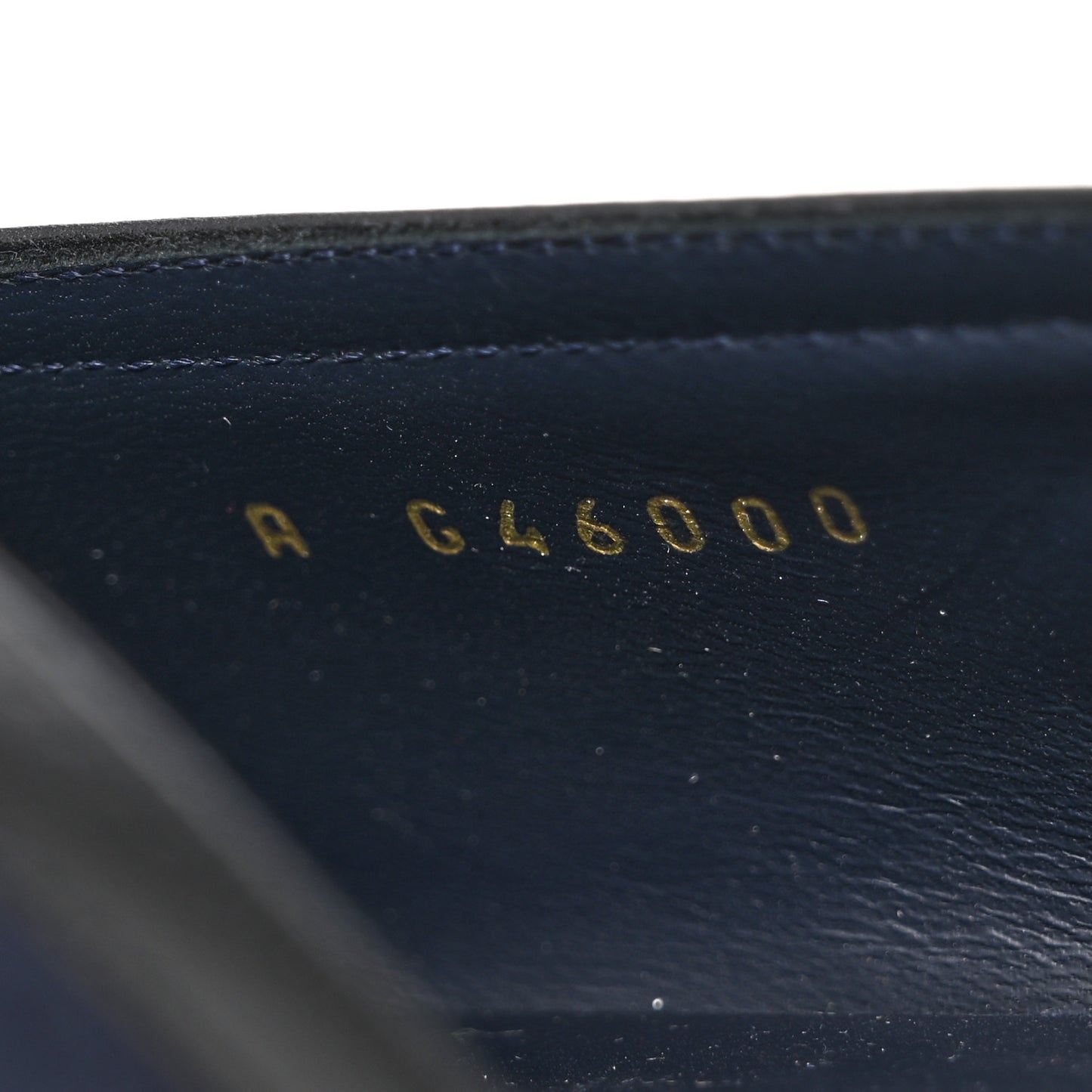 Suede Patent Crystal CC Cap Toe Slingback Flats 41 Navy Black