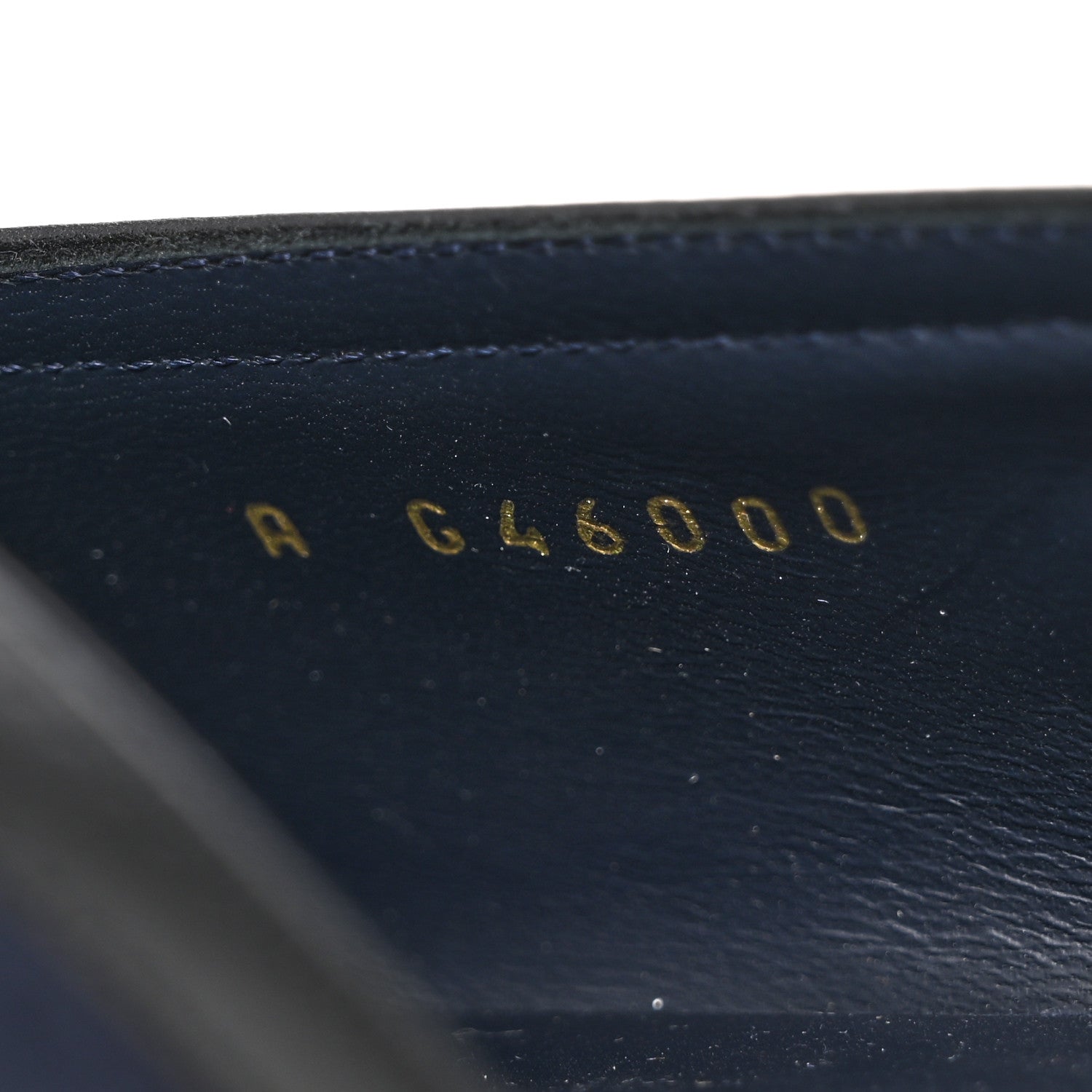 Chanel Suede Patent Crystal CC Cap Toe Slingback Flats 41 Navy Black 9 of 9