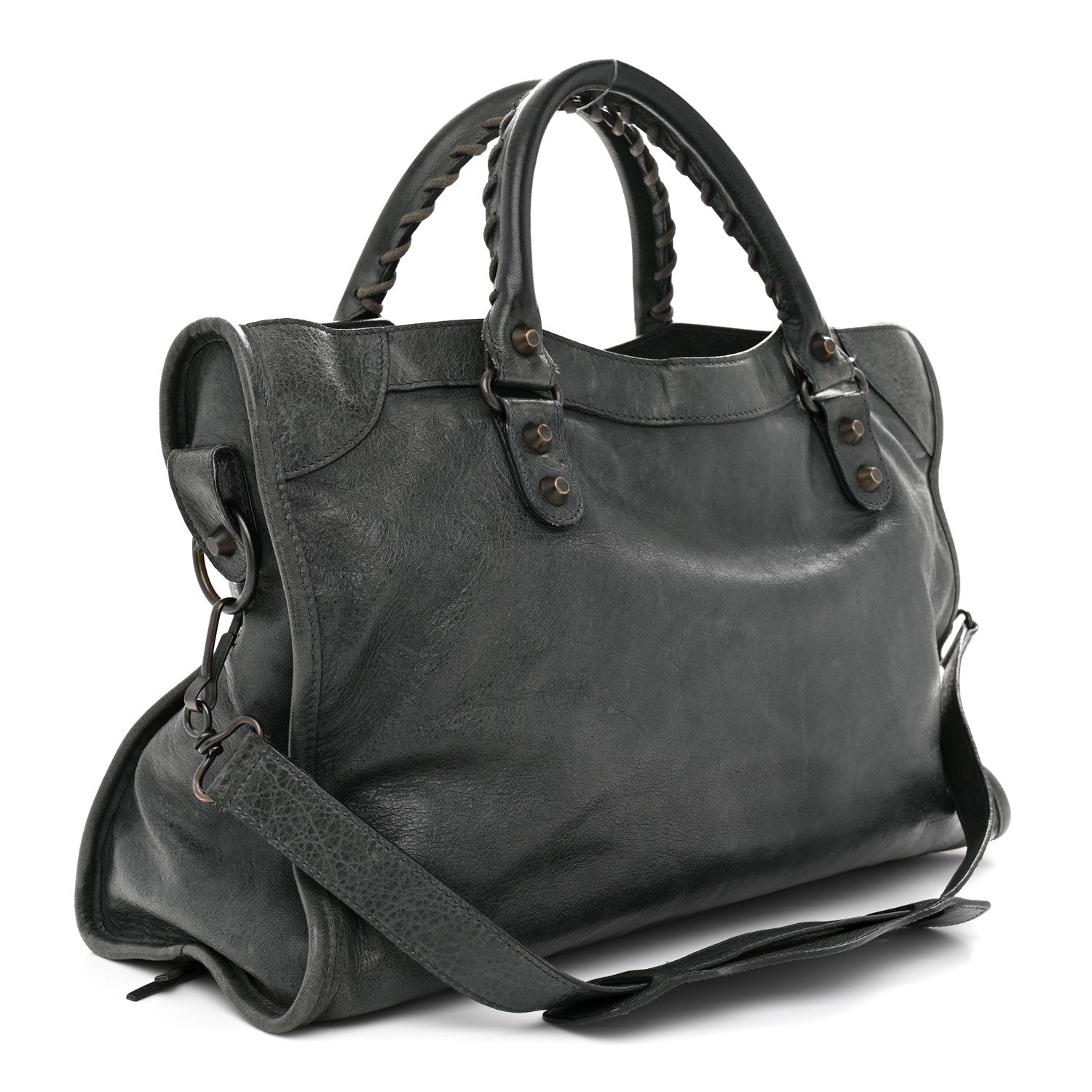 Balenciaga Agneau Classic Hardware City Anthracite 4 of 14