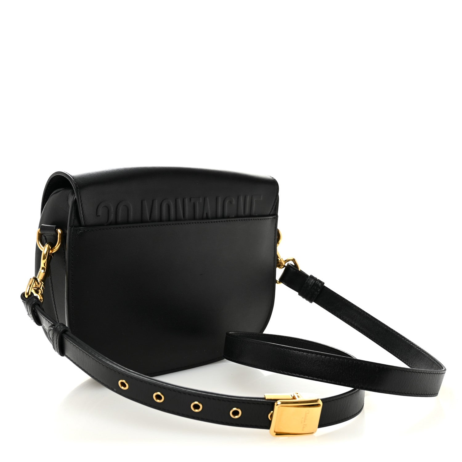 Christian Dior Box Calfskin Medium Bobby Flap Black 1867018