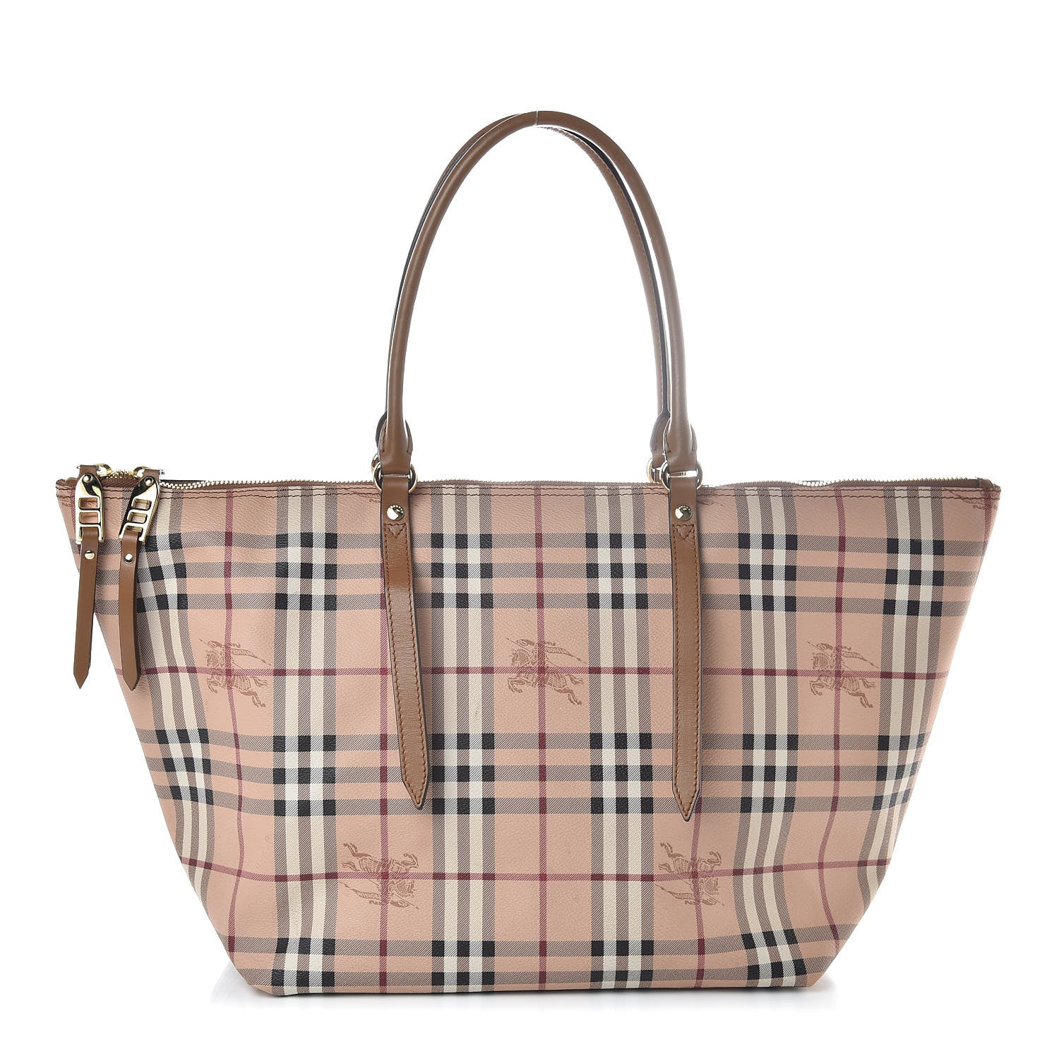 Burberry Haymarket Check Medium Salisbury Tote Camel 1 of 8