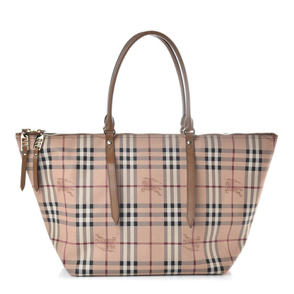 Burberry Haymarket Check Medium Salisbury Tote Camel 1 of 8