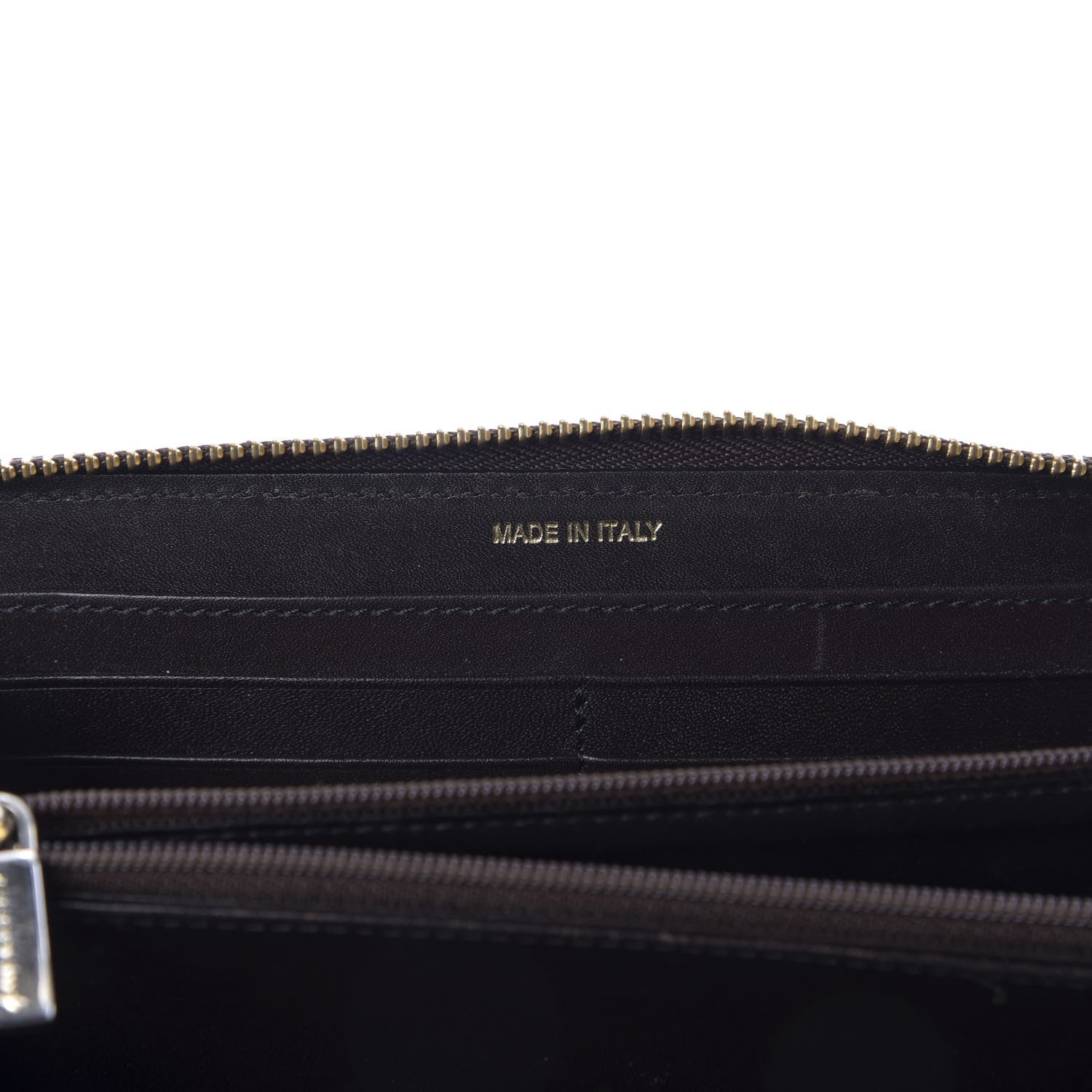 Burberry Haymarket Check Large Ziggy Zip Around Wallet Chocolate 8 of 9
