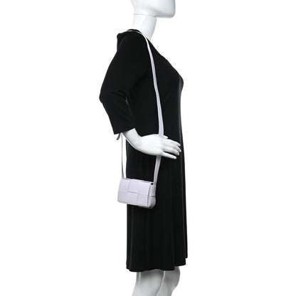 Bottega Veneta Lambskin Maxi Intrecciato Extra Mini Cassette Crossbody Bag Mirth Washed 2 of 8