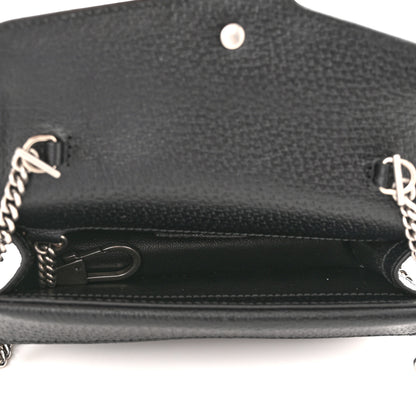 Gucci Jacquard Black Denim GG Monogram Super Mini Dionysus Shoulder Bag Black Ivory 5 of 10