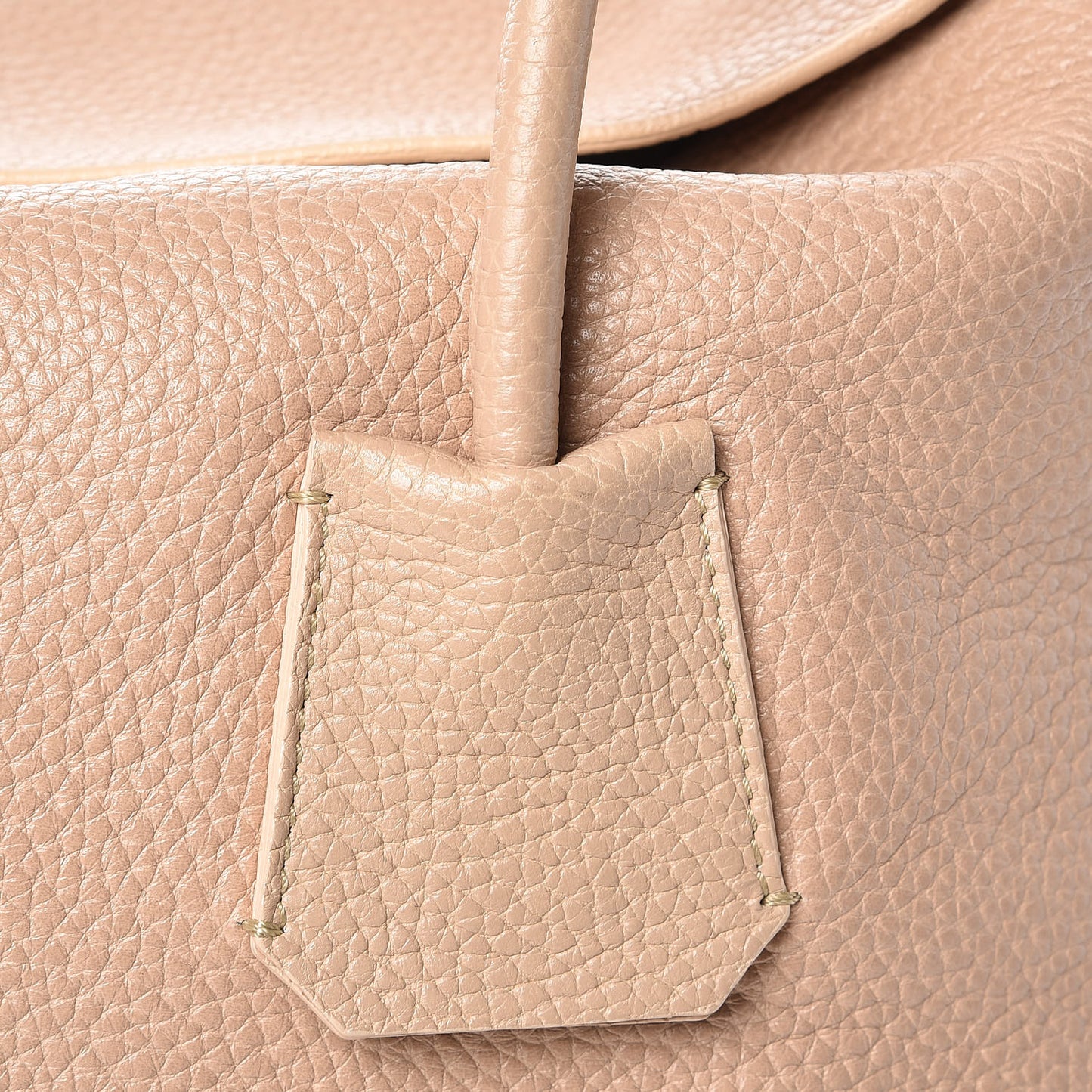 London Grainy Calfskin Medium Baynard Tote Light Nude