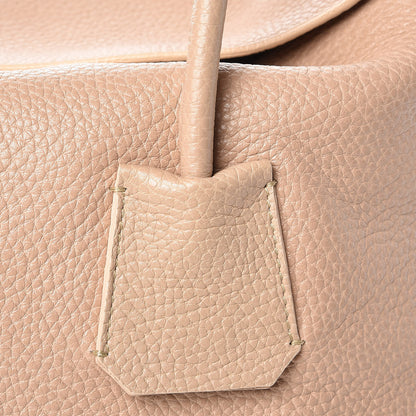 Burberry London Grainy Calfskin Medium Baynard Tote Light Nude 13 of 21