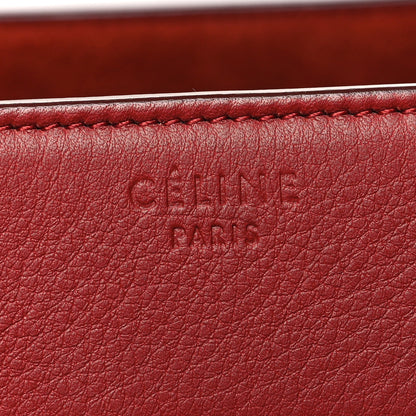 Celine Baby Grained Calfskin Medium Phantom Luggage Carmin 6 of 13