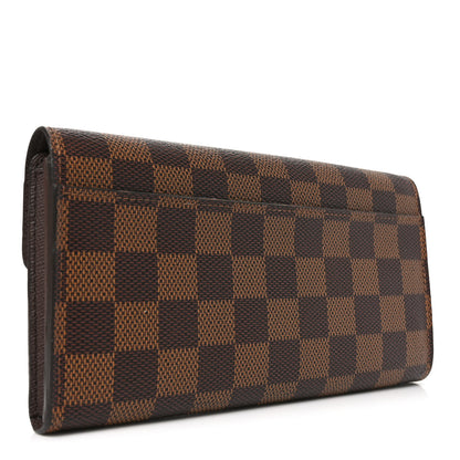 Louis Vuitton Damier Ebene Sarah Wallet NM 3 of 7
