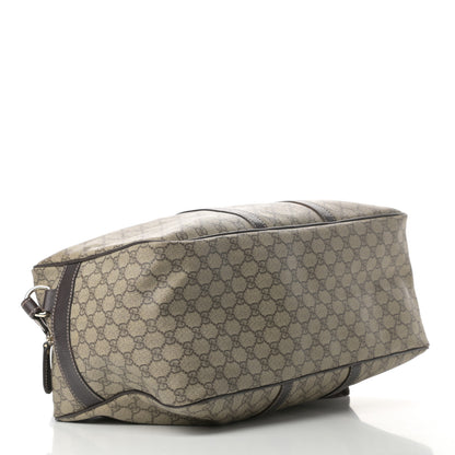Gucci GG Plus Monogram Medium Carry On Duffle Dark Brown 4 of 19