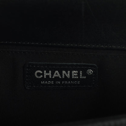 Chanel Lambskin Quilted Medium Boy Flap Black 6 of 9