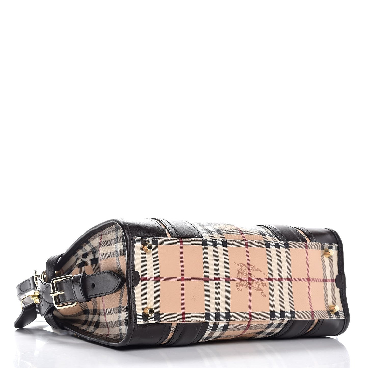 Haymarket Check Medium Minford Portrait Tote Chocolate