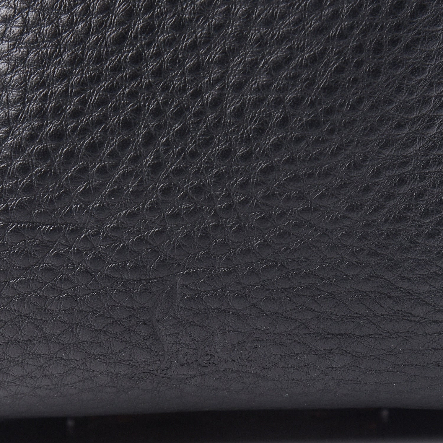 Christian Louboutin Grained Calfskin Studded Satchel Black 16 of 17
