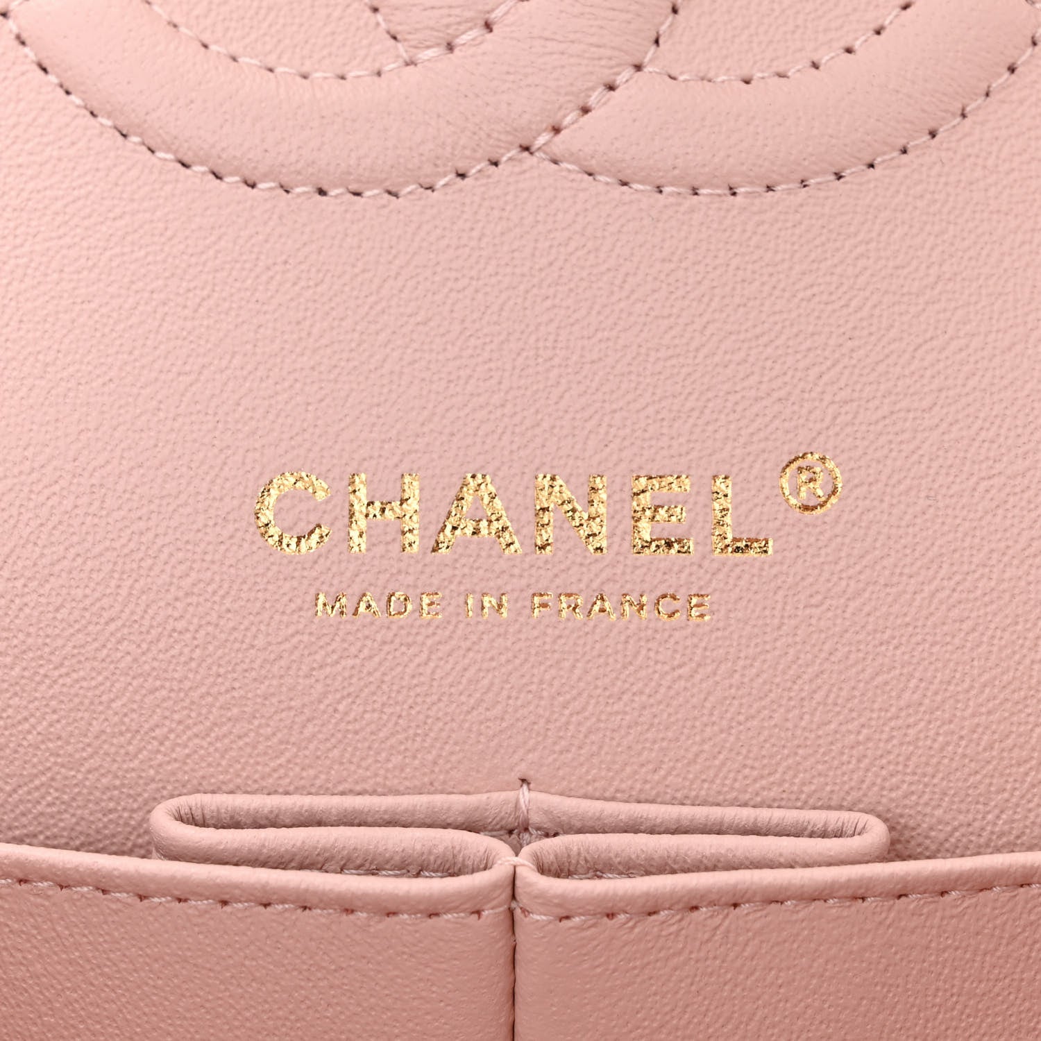 Chanel Caviar Quilted Medium Double Flap Light Pink 6 of 10