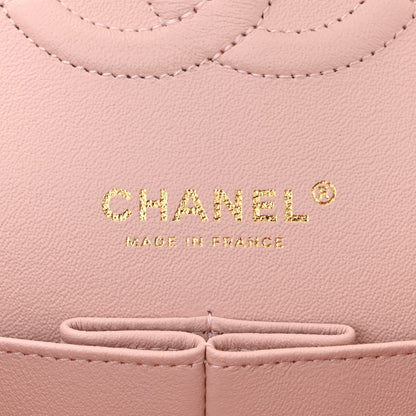 Chanel Caviar Quilted Medium Double Flap Light Pink 6 of 10