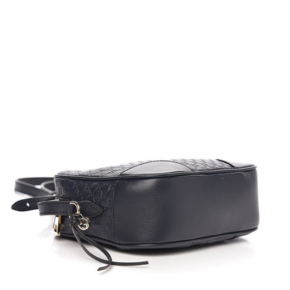 Gucci Soft Microguccissima Mini Bree Messenger Bag Blue 3 of 9