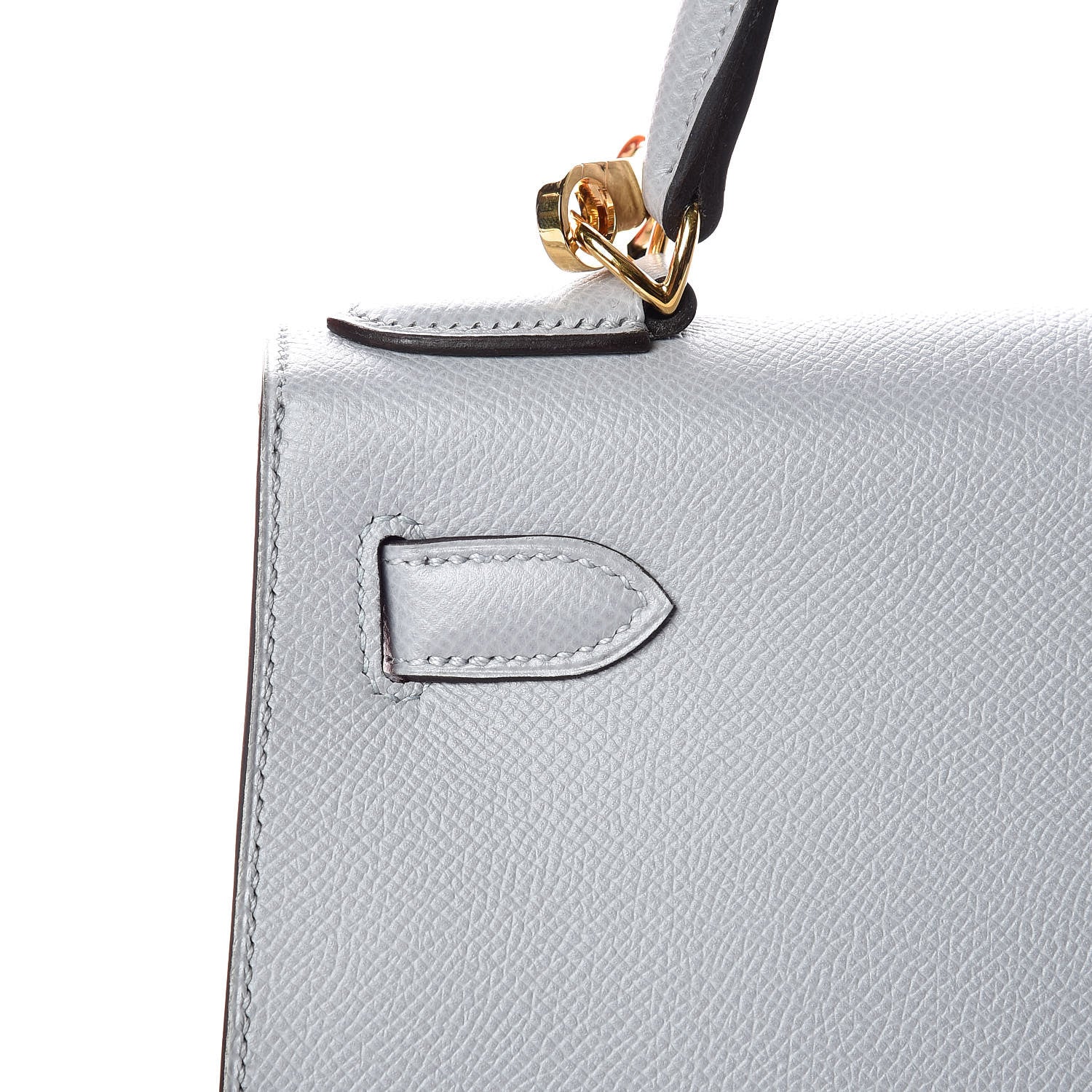 Hermes Epsom Kelly Sellier 28 Bleu Glacier 16 of 34