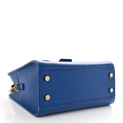 Saint Laurent Calfskin Monogram Baby Cabas Blue 4 of 12