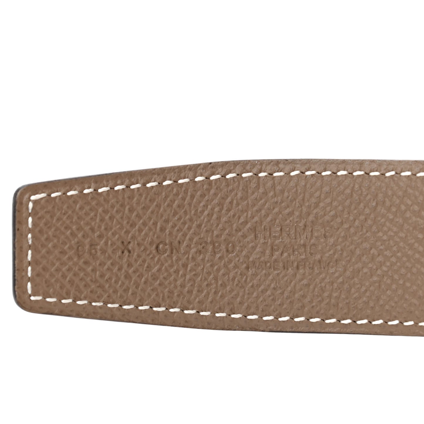 Swift Epsom 32mm Belt Strap Black Etoupe
