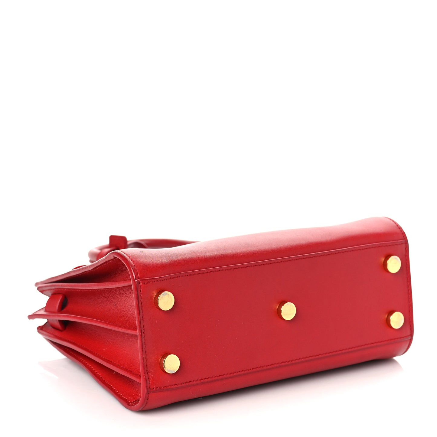 Calfskin Nano Sac De Jour Lipstick Red