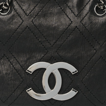Chanel Calfskin Small Diamond Stitch Tote Black 8 of 11