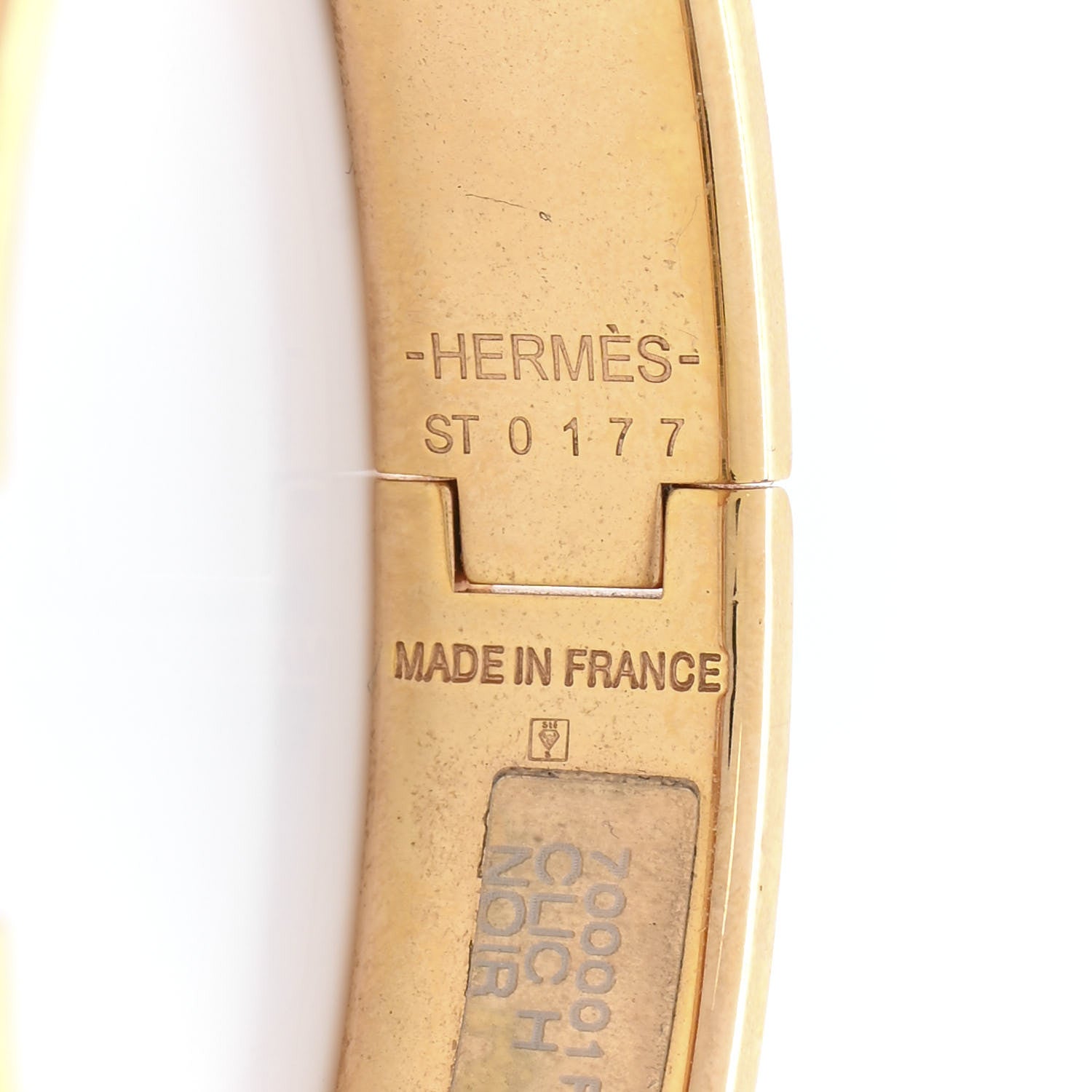 Hermes Enamel Narrow Clic Clac H Bracelet PM Black 4 of 4