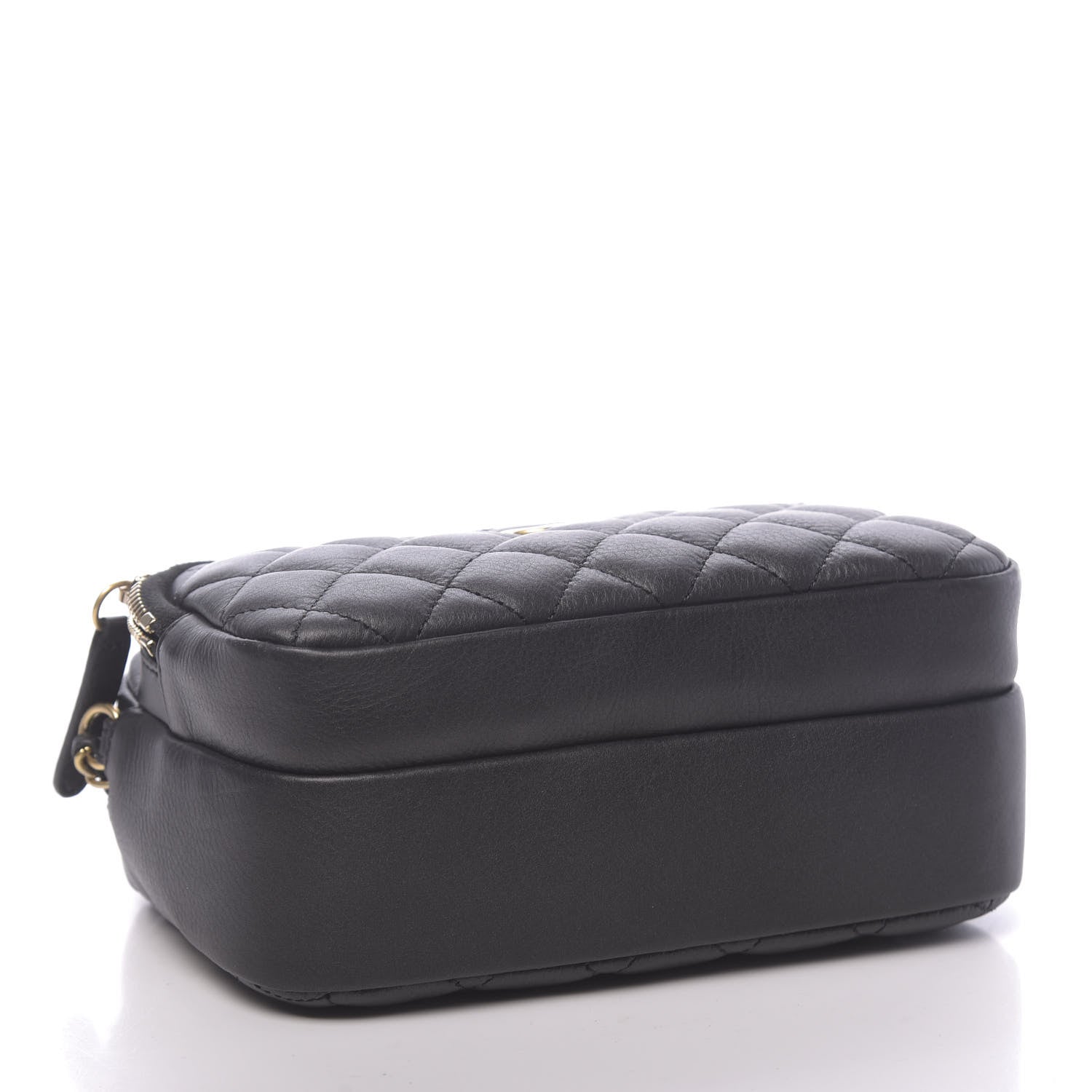 Chanel Calfskin Quilted Day Trips Camera Case Black 4 of 10