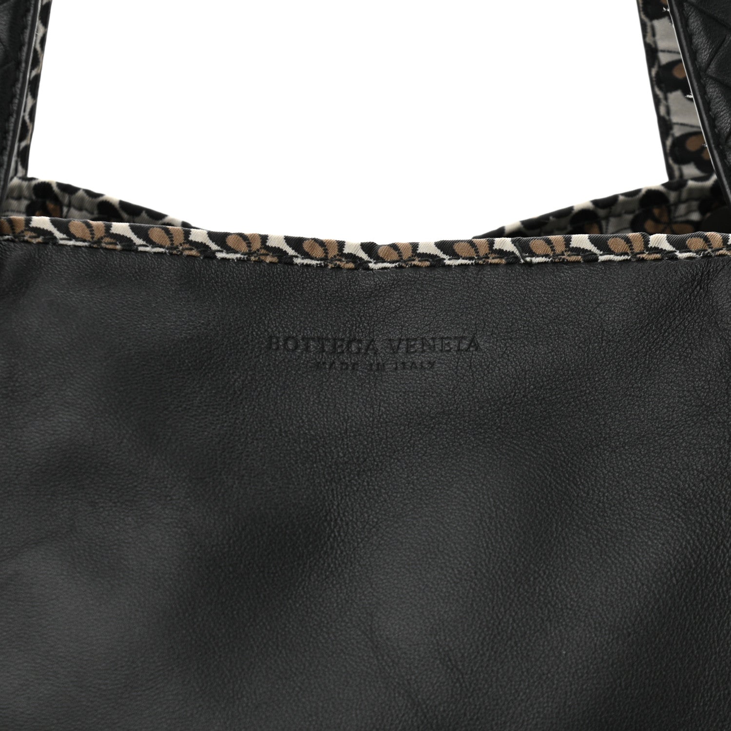 Bottega Veneta Nappa Nylon Medium Reversible Butterfly Shoulder Bag Black Cement 6 of 15