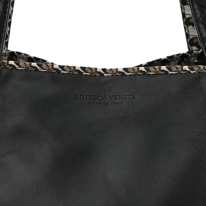 Bottega Veneta Nappa Nylon Medium Reversible Butterfly Shoulder Bag Black Cement 6 of 15
