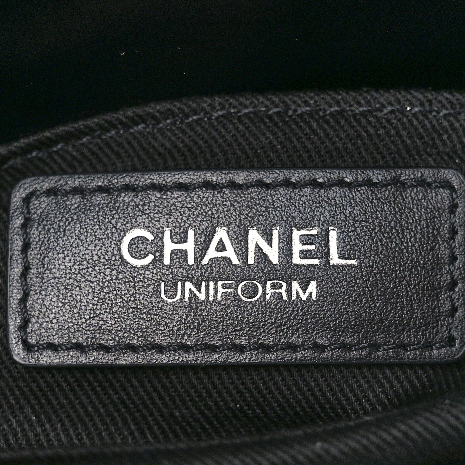Chanel Calfskin Quilted CC Uniform Flap Belt Bag Black 6 of 11