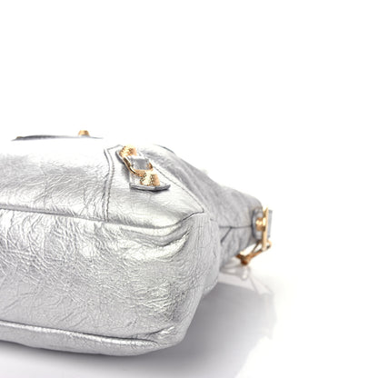 Balenciaga Metallic Agneau Giant 12 Gold Hardware Town Gris Aluminum 10 of 11