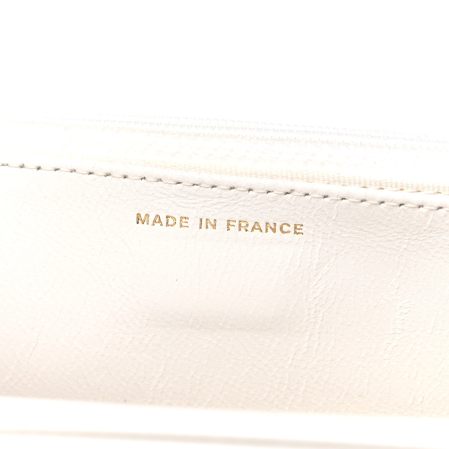 Chanel Goatskin Quilted Punk Essentials Wallet On Chain WOC White 7 of 10