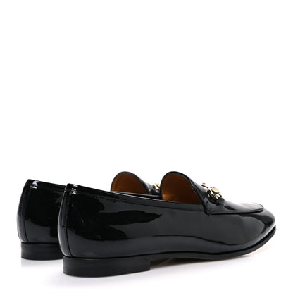 Gucci Patent Womens Jordaan Loafers 40 Black 5 of 11