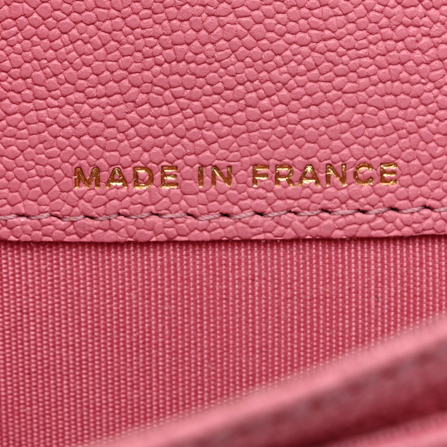 Chanel Caviar Quilted Boy Flap Card Holder Wallet Light Pink 7 of 8