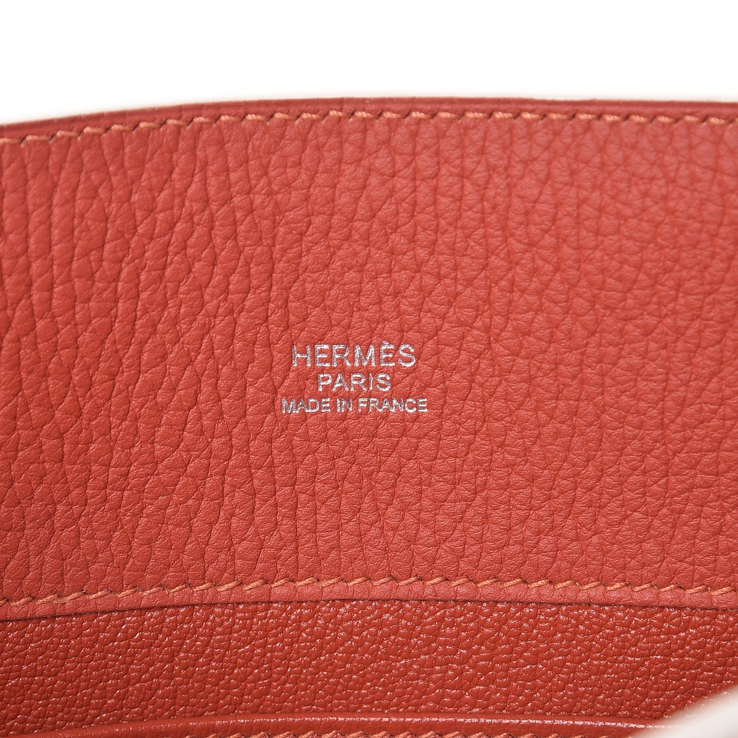 Hermes Taurillon Clemence So Kelly 22 White Sanguine 6 of 10