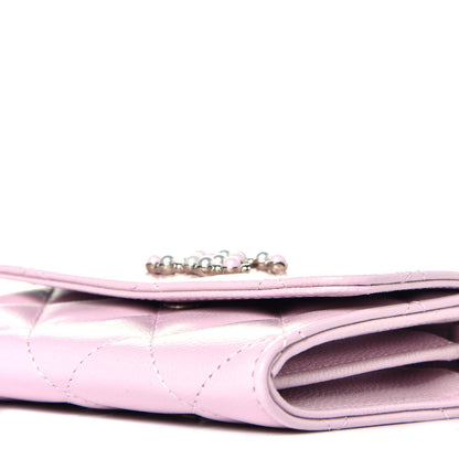 Chanel Caviar Quilted Coco Candy Card Holder On Chain Light Pink 8 of 9