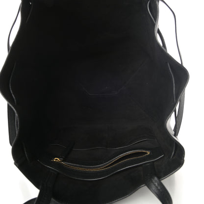 Celine Soft Grained Calfskin Small Belt Cabas Phantom Black 5 of 11
