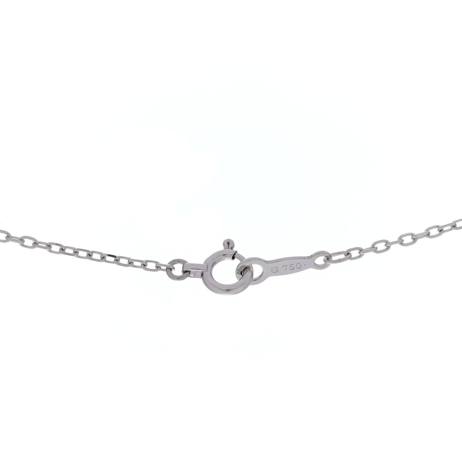 Mikimoto 18K White Gold Akoya Cultured Pearl 8-8.5mm Single Pendant Necklace 4 of 6
