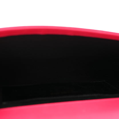 Saint Laurent Calfskin Monogram Large Belle De Jour Clutch Lipstick Fuchsia 5 of 12