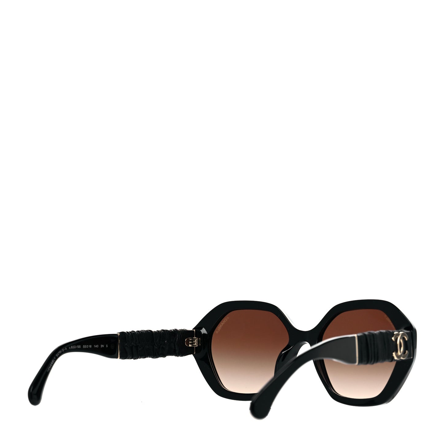 Calfskin CC Sunglasses 5475-Q-A Black