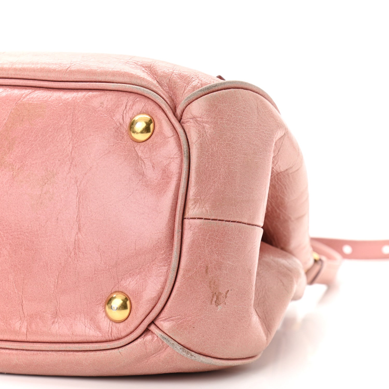 Miu Miu Vitello Shine Small Bow Shopping Tote Loto 14 of 14