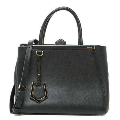 Fendi Vitello Elite Petite 2Jours Tote Black 1 of 19